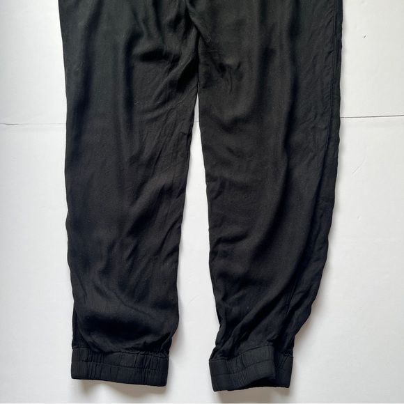 Aritzia Talula Black Joggers Pants Trousers Pull On Elastic Waist Comfy Sz S - Picture 14 of 14